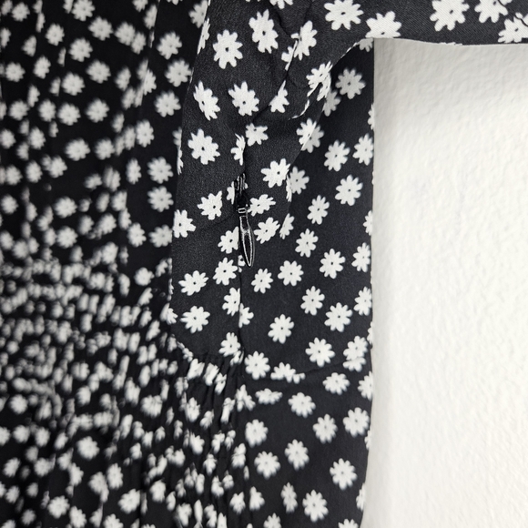 Gomelly Square Neck Short Sleeve Midi Dress Sz L - Picture 13 of 15